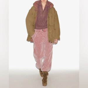 Isabel Marant Etoile DAMONE COAT damone two-toned cotton coat - Khai size 38